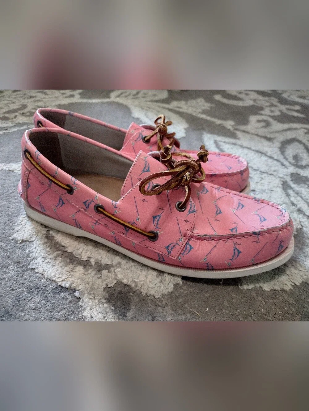 Froats The angler Pink Boat Shoes
